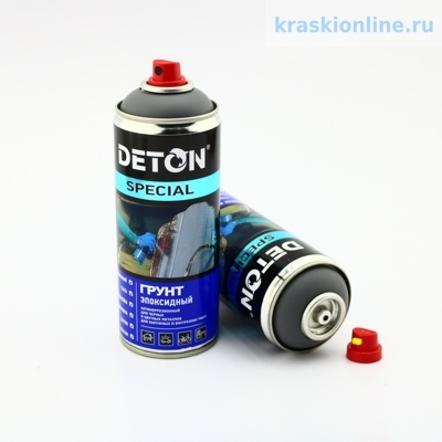 Грунт эпоксидный "DETON SPECIAL" , Серый, аэрозоль 520 мл