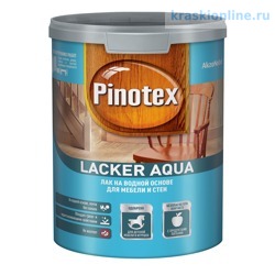 Лак Pinotex Lacker Aqua 70 глянц. 1л на водной основе для мебели и стен