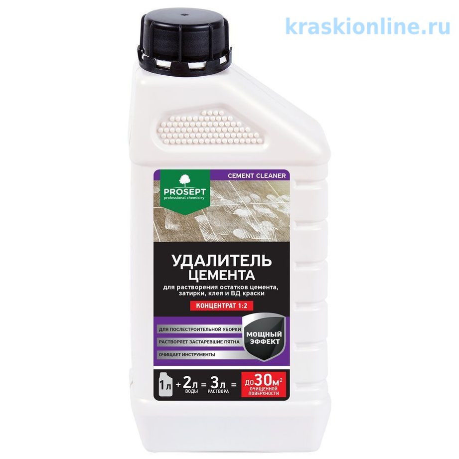 PROSEPT CEMENT CLEANER- удалитель цемента, концентрат 1к2, 1л., арт.022-1